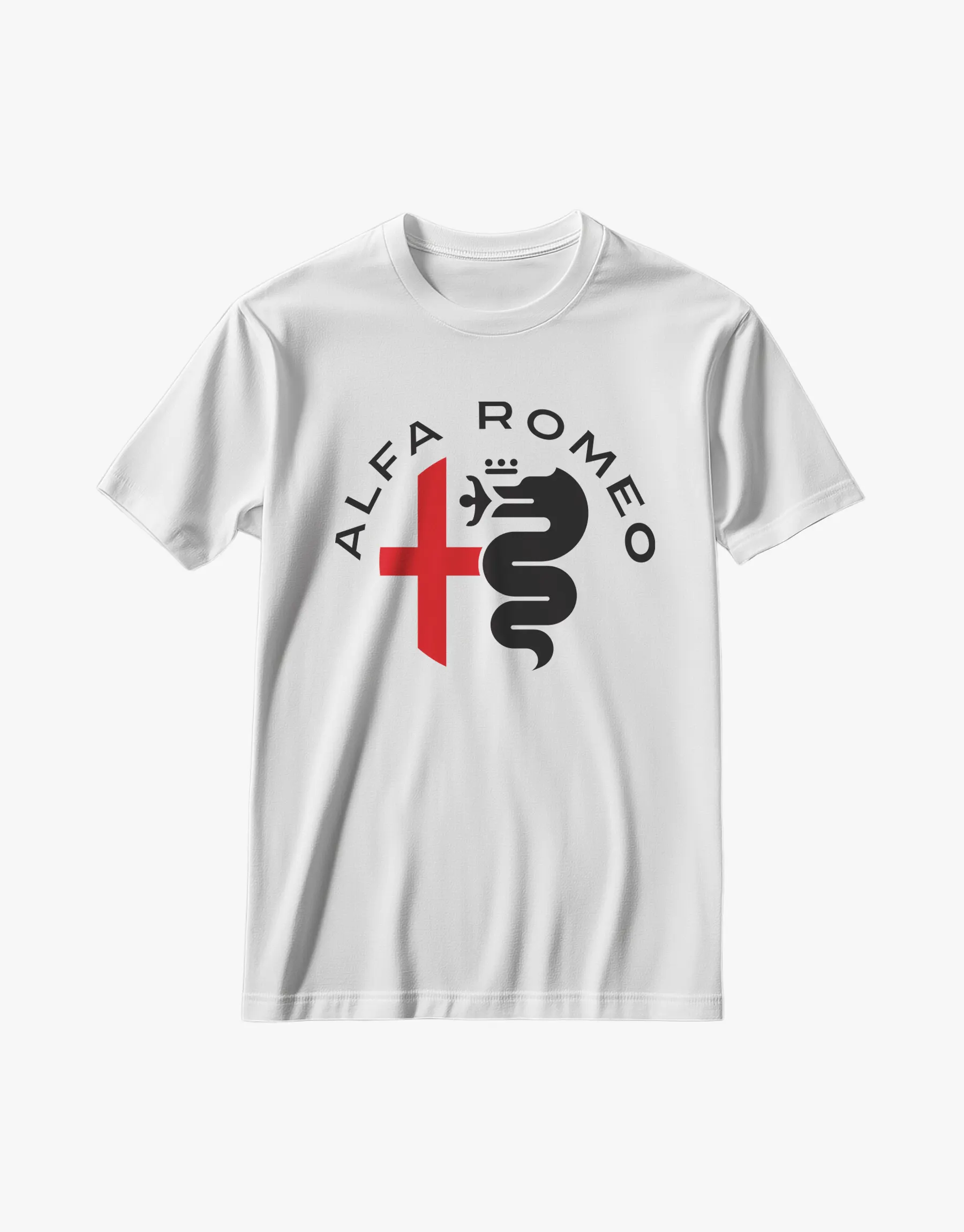 alfa romeo majica bijela